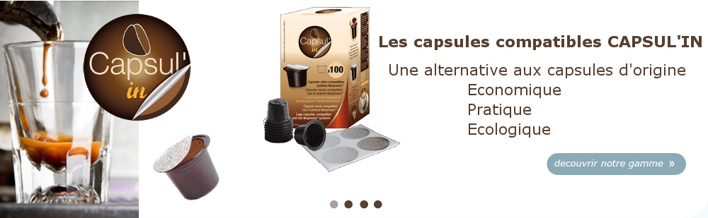 Capsules compatibles Nespresso