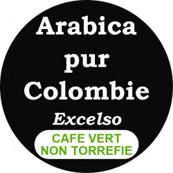 Café vert Colombie Medellin Excelso - non torréfié