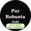 Café Robusta d'Inde - non torréfié