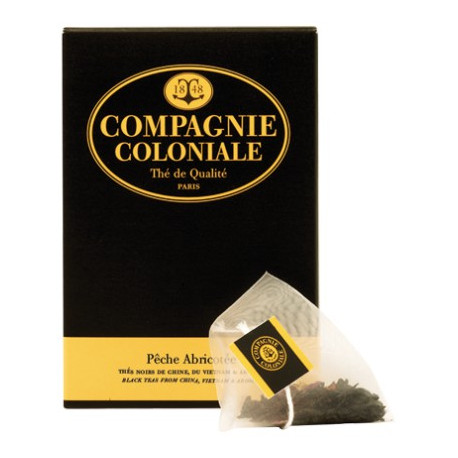 Thé Pêche Abricotée en Sachet Cristal Compagnie Coloniale