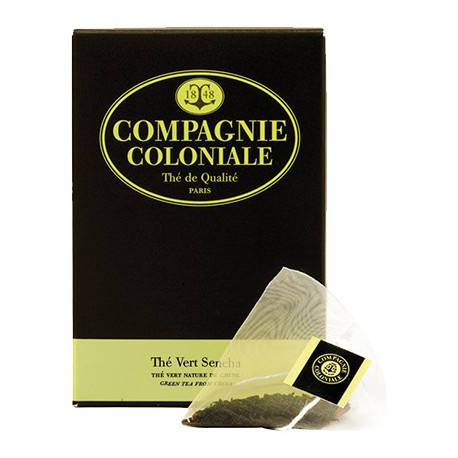 Thé Vert Sencha en Sachet Cristal Compagnie Coloniale