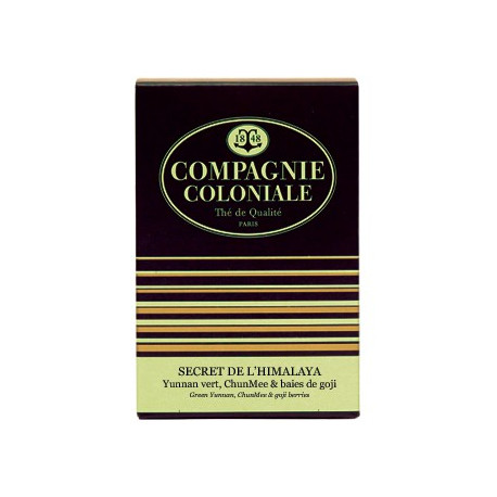 Thé Secret de l'Himalaya en sachet Cristal Compagnie Coloniale