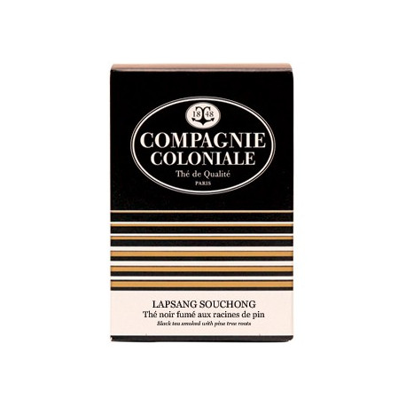 Thé noir lapsang souchong en sachet berlingo compagnie coloniale