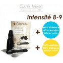 Lot capsules + cafés corsés