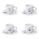 Coffret 4 tasses expresso Carosselo - Bialetti