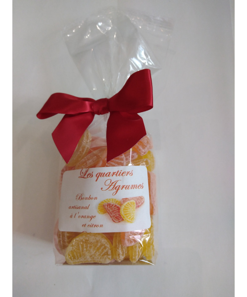 Bonbons quartier d'Agrumes - Sachet 250g - Cafés Marc