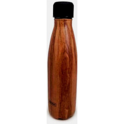 Gourde isotherme 0.50l en inox double parois - Bambou Bois