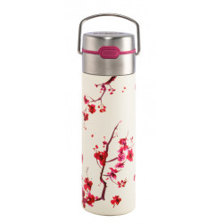 Théière Nomade double paroi 0.50l avec filtre - Cherry Blossom