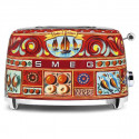 Toaster 2 tranches Dolce & Gabbana Rouge - SMEG