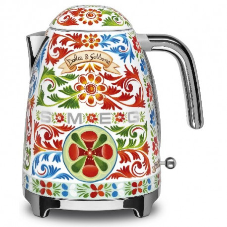 Bouilloire 1.7 L Dolce & Gabbana Blanc - SMEG - Cafés Marc