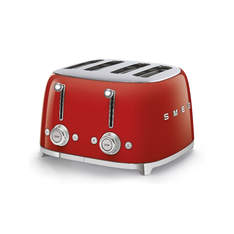 Toaster 2 fentes extra larges crème Années 50 - Smeg