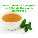 Assortiment de thés vert fruités - Greender's Tea
