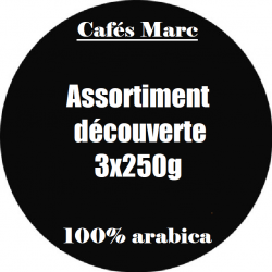 Café Assortiment découverte 3x250g