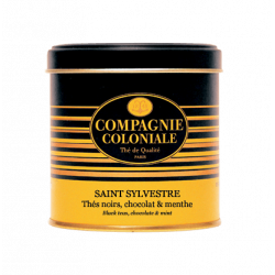 Thé noir Saint-Sylvestre en boite métal luxe - Compagnie Coloniale