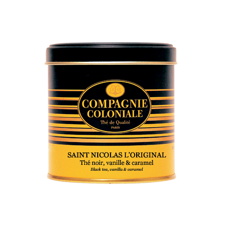 Thé noir Saint Nicolas en boite métal luxe - Compagnie Coloniale
