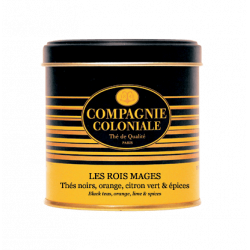 Thé noir les Rois Mages en boite métal luxe - Compagnie Coloniale