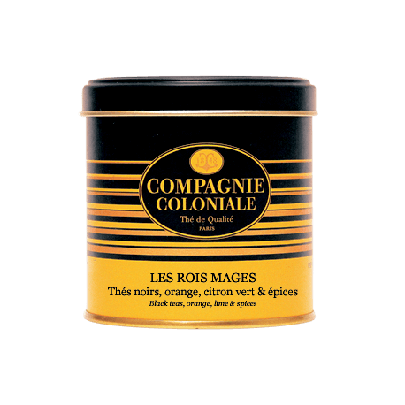 Thé noir les Rois Mages en boite métal luxe - Compagnie Coloniale