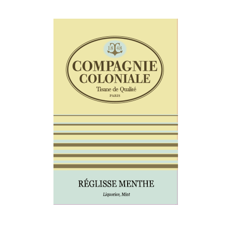 Infusion Réglisse Menthe en sachet Berlingo - Compagnie Coloniale