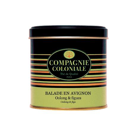 Thé Balade en Avignon en Boite Métal Luxe Compagnie Coloniale