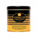 Thé Violette & pétales en boite métal Luxe - Compagnie Coloniale