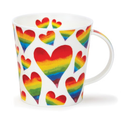 Mug Cair Rainbow Heart - Dunoon