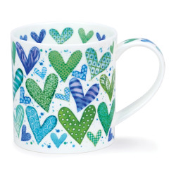 Mug Orkney with Love Bleu Vert - Dunoon