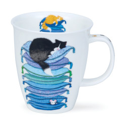 Mug Nevis Sleepy Cat Blue - Dunoon