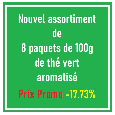 Nouvel Assortiment de thés verts - Greender's Tea