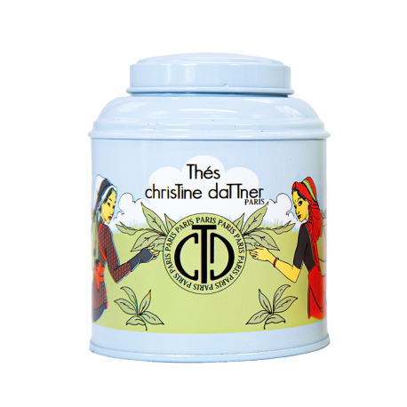 Boite à thé vide " Les Cueilleuses "  - ChrisTine DaTTner