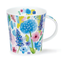 Mug Cair Floral Burst Blue - Dunoon