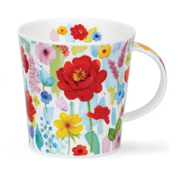 Mug Cair Floral Burst Rouge - Dunoon