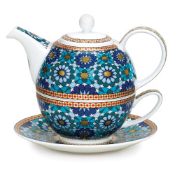 Solitaire à thé en Porcelaine Ishtar- Dunoon