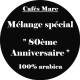 Café Mélange " Spécial 80ème Anniversaire " 100% arabica