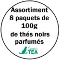 Assortiment de thés noirs parfumés - Greender's Tea