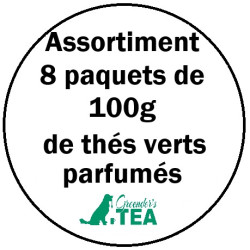 Assortiment de thé vert parfumés - Greender's Tea
