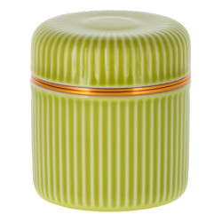 Mini boite à thé porcelaine couvercle à vis