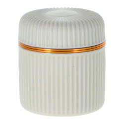 Mini boite à thé porcelaine couvercle à vis