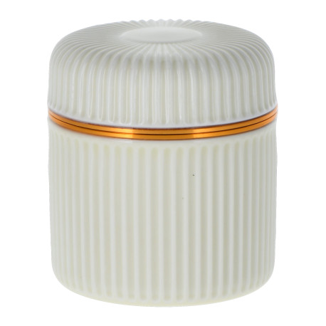 Mini boite à thé porcelaine couvercle à vis