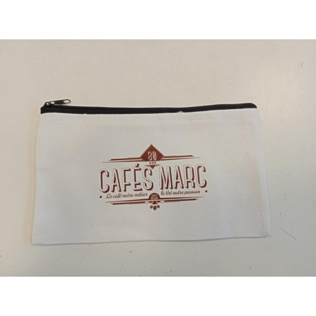 Trousse publicitaire Cafés Marc 80 ans.