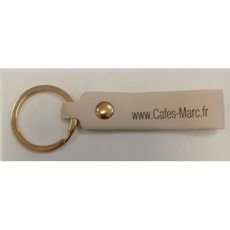 Porte clés publicitaire Cafés Marc