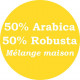 Café arabica-robusta (50-50)