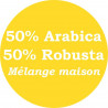Café arabica-robusta (50-50)