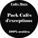 Pack Cafés d'exceptions - Cafés Marc