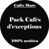 Pack Cafés d'exceptions - Cafés Marc