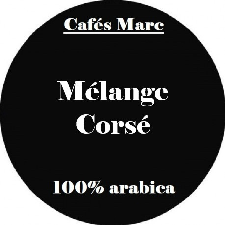 Mélange Corsé 100% arabica - Cafés Marc