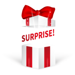 Cadeaux surprise dans votre colis !!!