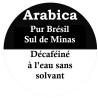 Café Décaféiné à l'eau Brésil Sul de Minas