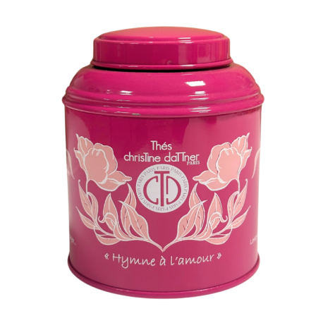 Thé noir Hymne à l'amour en boite métal luxe - ChrisTine DaTTner Paris