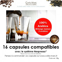 Café maison 3 arabica en capsule