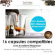 Café mélange maison arabica-robusta (40-60) en capsule